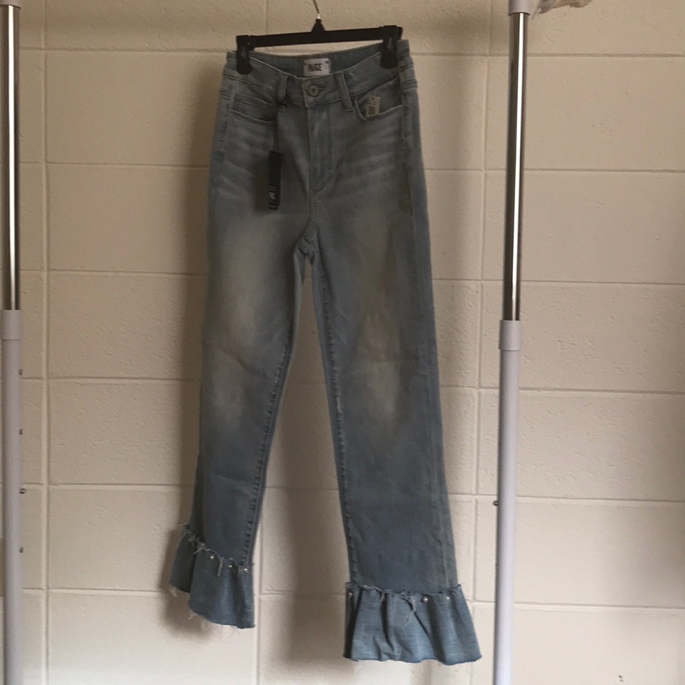 New Paige hoxton straight ankle jeans